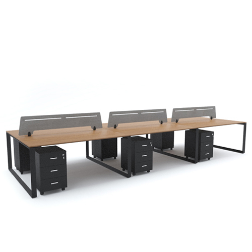 Schon Workstation Cluster Of 6 Face To Face
